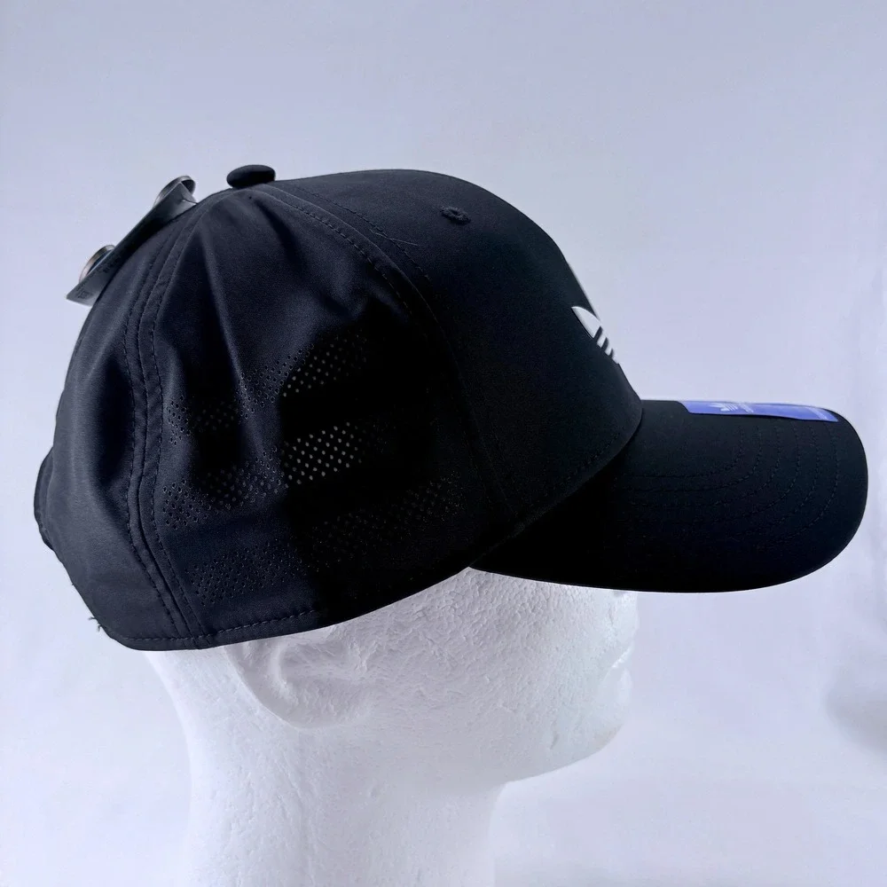 Adidas Originals Beacon 5.0 Mens Black Trefoil Snapback Hat Cap